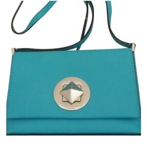 Kate Spade Newbury Lane Small Turquoise Leather Crossbody Bag
